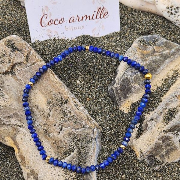 Bracelet en Lapis Lazuli d'Afghanistan