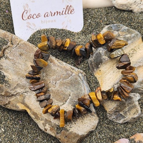 bracelet en oeil de tigre