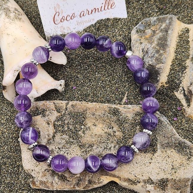 BRACELET EN AMETHYSTE