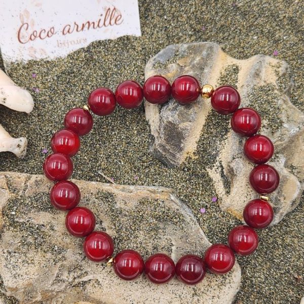 bracelet perle coquillage, cocoarmille