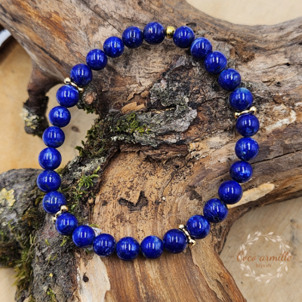 Bracelet en Lapis Lazuli, cocoarmille