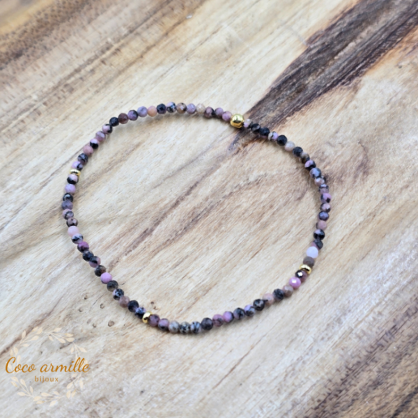 bracelet en Rhodonite